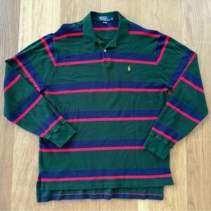 Vintage Polo Ralph Lauren Men's multi Polo-shirts XL Rugby